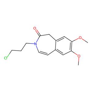 aladdin 阿拉丁 C590343 7,8-二甲氧基-3-(3-氯代丙基)-1,3-二氢-2H-3-苯并氮杂卓-2-酮 85175-59-3 97%