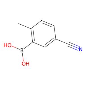 aladdin 阿拉丁 C590417 2-甲基-5-氰基苯硼酸（含数量不等的酸酐） 867333-43-5 97%