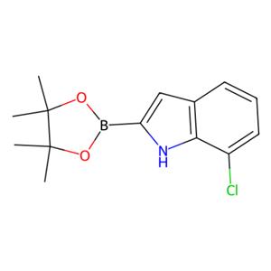 aladdin 阿拉丁 C590789 7-氯-2-(4,4,5,5-四甲基-1,3,2-二氧硼杂环戊烷-2-基)-1H-吲哚 936901-92-7 98%