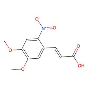 4,5-二甲氧基-2-硝基肉桂酸,4,5-Dimethoxy-2-nitrocinnamic acid