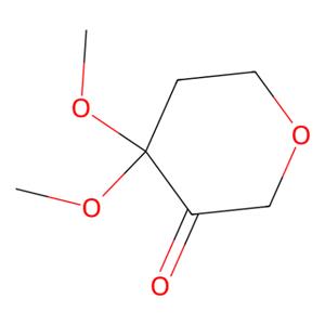 4,4-二甲氧基恶烷-3-酮,4,4-dimethoxyoxan-3-one