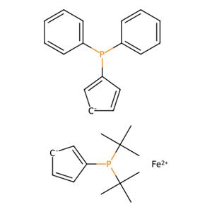 aladdin 阿拉丁 D282437 1-二苯基膦-1''-（二叔丁基膦基）二茂铁 95408-38-1 97%