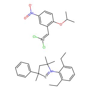 （1-（2,6-二乙基苯基）-3,5,5-三甲基-3-苯基吡咯烷基-2-亚烷基）（2-异丙氧基-5-硝基亚苄基）二氯化钌（II）UltraNitroCat,(1-(2,6-Diethylphenyl)-3,5,5-trimethyl-3-phenylpyrrolidin-2-ylidene)(2-isopropoxy-5-nitrobenzylidene)ruthenium(II) dichloride UltraNitroCat