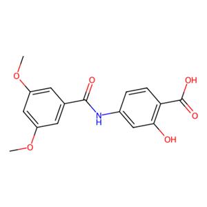 4-[（（3,5-二甲氧基苯甲酰基）氨基]-2-羟基苯甲酸,4-[(3,5-dimethoxybenzoyl)amino]-2-hydroxybenzoic acid