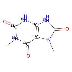 1,7-二甲基尿酸-2,4,5,6-13C?-1,3,9-1?N?,1,7-Dimethyluric acid-2,4,5,6-13C?-1,3,9-1?N?