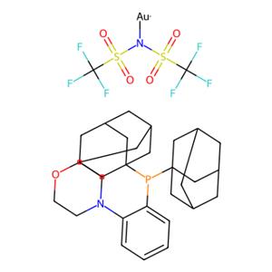 aladdin 阿拉丁 D468812 {4-[2-二(1-金刚烷基)膦基]苯基吗啉}金(I)双(三氟甲磺酰基)亚胺 1631714-76-5 97%