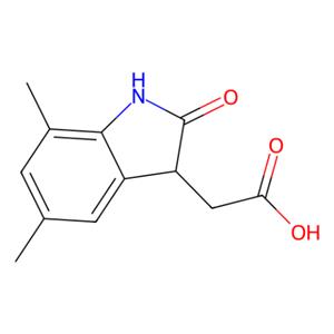 (5,7-二甲基-2-氧代-2,3-二氢-1H-吲哚-3-基) 乙酸,(5,7-Dimethyl-2-oxo-2,3-dihydro-1H-indol-3-yl)acetic acid