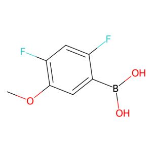 aladdin 阿拉丁 D587142 2,4-二氟-5-甲氧基苯基硼酸 (含不等量酸酐) 1395417-65-8 98%
