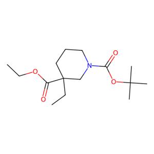 aladdin 阿拉丁 E294274 1-Boc-3-乙基哌啶-3-甲酸乙酯 1178882-02-4 97%