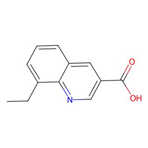 aladdin 阿拉丁 E344841 8-乙基喹啉-3-羧酸 71082-56-9 98%