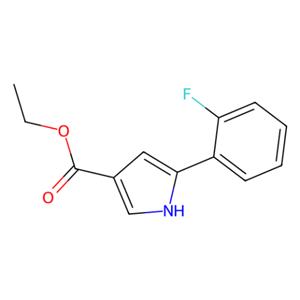 5-(2-氟苯基)-1H-吡咯-3-羧酸乙酯,Ethyl 5-(2-fluorophenyl)-1H-pyrrole-3-carboxylate