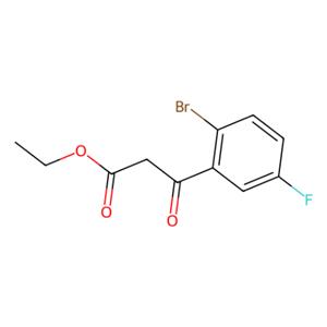 aladdin 阿拉丁 E468530 (2-溴-5-氟苯甲酰基)乙酸乙酯 1020058-49-4 97%