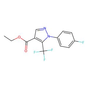 5-(三氟甲基)-1-(4-氟苯基)-1H-吡唑-4-羧酸乙酯,Ethyl 5-(trifluoromethyl)-1-(4-fluorophenyl)-1H-pyrazole-4-carboxylate