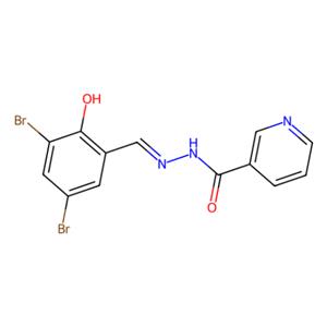 aladdin 阿拉丁 E586789 (E)-N'-(3,5-二溴-2-羟基亚苄基)烟酰肼 1255240-00-6 97%