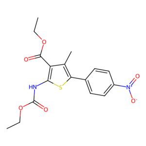 2-((乙氧基羰基)氨基)-4-甲基-5-(4-硝基苯基)噻吩-3-羧酸乙酯,Ethyl 2-((ethoxycarbonyl)amino)-4-methyl-5-(4-nitrophenyl)thiophene-3-carboxylate