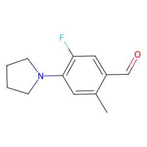 5-氟-2-甲基-4-(1-吡咯烷基)苯甲醛,5-Fluoro-2-methyl-4-(1-pyrrolidinyl)benzaldehyde