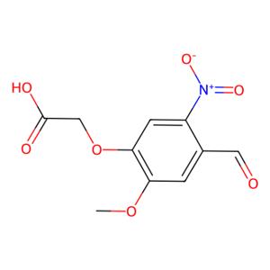 aladdin 阿拉丁 F479691 2-（4-甲酰基-2-甲氧基-5-硝基苯氧基）乙酸 90429-09-7 试剂级