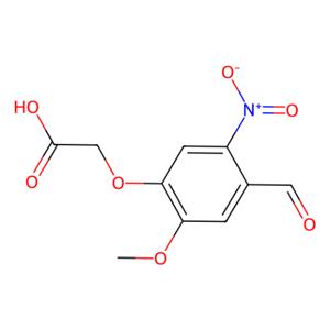 2-（4-甲?；?2-甲氧基-5-硝基苯氧基）乙酸,2-(4-formyl-2-methoxy-5-nitrophenoxy)acetic acid