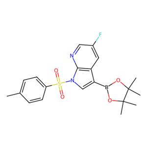 aladdin 阿拉丁 F586826 5-氟-1-甲苯磺酰基-7-氮杂吲哚-3-硼酸频哪醇酯 1259279-57-6 98%