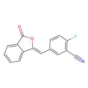 2-氟-5-[(3-氧代-1(3H)-异苯并呋喃亚基)甲基]苯腈,2-Fluoro-5-((3-oxoisobenzofuran-1(3H)-ylidene)methyl)benzonitrile