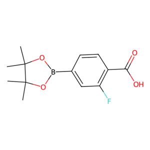 aladdin 阿拉丁 F590415 2-氟-4-(4,4,5,5-四甲基-1,3,2-二氧硼杂环戊烷-2-基)苯甲酸 867256-77-7 98%