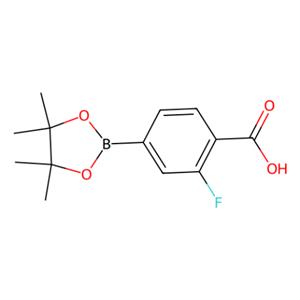 2-氟-4-(4,4,5,5-四甲基-1,3,2-二氧硼杂环戊烷-2-基)苯甲酸,2-Fluoro-4-(4,4,5,5-tetramethyl-1,3,2-dioxaborolan-2-yl)benzoic acid