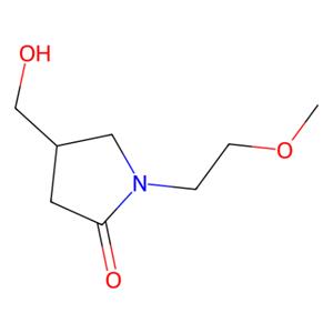 4-(羟甲基)-1-(2-甲氧基乙基)吡咯烷-2-one,4-(Hydroxymethyl)-1-(2-methoxyethyl)pyrrolidin-2-one