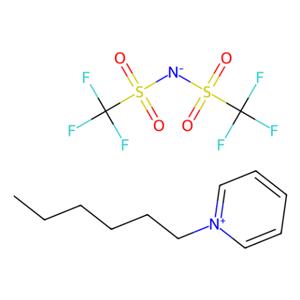 aladdin 阿拉丁 H589183 1-己基吡啶-1-鎓 双(三氟甲烷磺酰)亚胺盐 460983-97-5 97%