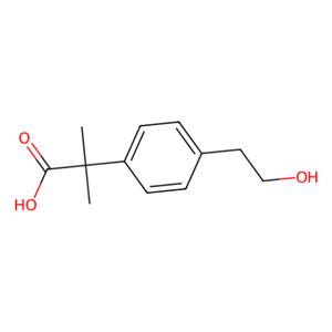 aladdin 阿拉丁 H589463 2-(4-(2-羟基乙基)苯基)-2-甲基丙酸 552301-45-8 97%