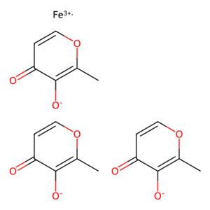 2-甲基-4-氧代-4H-吡喃-3-醇鐵(III),Iron(III) 2-methyl-4-oxo-4H-pyran-3-olate