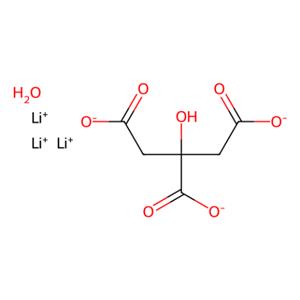 柠檬酸锂水合物,Lithium citrate hydrate