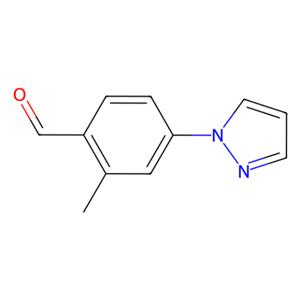 2-甲基-4-(1H-吡唑-1-基)苯甲醛,2-Methyl-4-(1H-pyrazol-1-yl)benzaldehyde