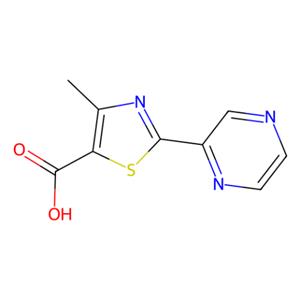 aladdin 阿拉丁 M168641 4-甲基-2-(2-吡嗪基)噻唑-5-羧酸 216959-92-1 97%