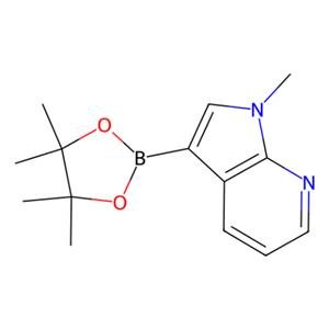 aladdin 阿拉丁 M172356 1-甲基-3-(四甲基-1,3,2-二氧杂硼硼烷-2-基)-1H-吡咯并[2,3-b]吡啶 1185427-32-0 97%
