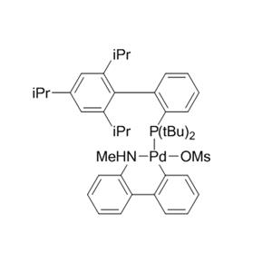 aladdin 阿拉丁 M282865 甲烷磺酰基（2-二叔丁基膦基2''，4''，6''-三异丙基-1,1''-联苯）（2''-甲基氨基-1,1''-联苯-2-基）钯（II）二氯甲烷加合物 1599466-89-3 98%
