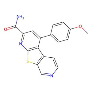 aladdin 阿拉丁 M404706 4-(4-甲氧基苯基)噻吩并[2,3-b:5,4-c']二吡啶-2-甲酰胺 942135-14-0 >98.0%(HPLC)