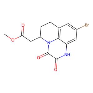 甲基 2-(9-溴-2,3-二氧基-2,3,6,7-四氫-1H,5H-吡啶[1,2, 3-脫]喹啉-5-基)乙酸,Methyl 2-(9-bromo-2,3-dioxo-2,3,6,7-tetrahydro-1H,5H-pyrido[1,2,3-de]quinoxalin-5-yl)acetate