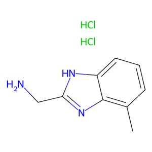 1-(4-甲基-1H-苯并咪唑-2-基)甲胺二盐酸盐,1-(4-Methyl-1H-benzimidazol-2-yl)methanamine dihydrochloride