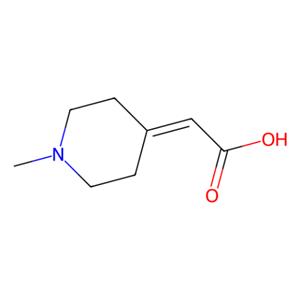 (1-甲基哌啶-4-亚基)乙酸,(1-Methylpiperidin-4-ylidene)acetic acid