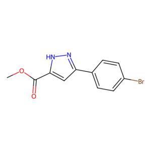 3-(4-溴苯基)-1H-吡唑-5-羧酸甲酯,Methyl 3-(4-bromophenyl)-1H-pyrazole-5-carboxylate