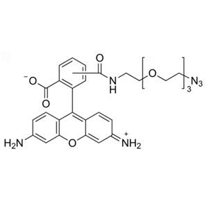 罗丹明110缀合的PEG叠氮化物,Azide-fluor 488