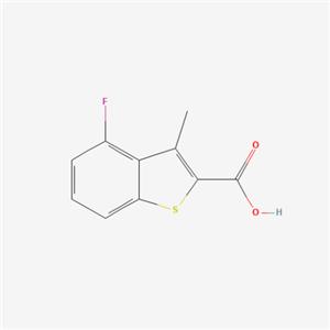 4-氟-3-甲基苯并[b]噻吩-2-羧酸,4-Fluoro-3-methylbenzo[b]thiophene-2-carboxylic acid