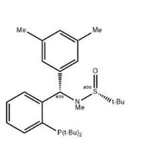 aladdin 阿拉丁 S398565 [S(R)]-N-[(S)-(3,5-二甲基苯基)[2-(二叔丁基膦)苯基]甲基]-N-甲基-2-叔丁基亚磺酰胺 ≥95%