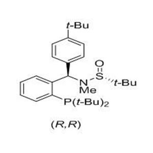 [S(R)]-N-[(R)-(4-叔丁基)[2-(二叔丁基膦)苯基]甲基]-N-甲基-2-叔丁基亚磺酰胺,[S(R)]-N-[(R)-(4-tert-Butyl)[2-(di-tert-butylphosphino)phenyl]methyl]-N,2-dimethyl-2-propanesulfinamide