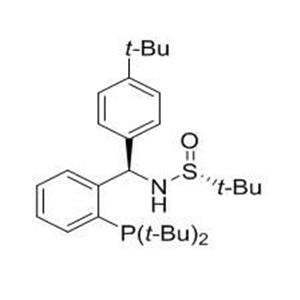[S(R)]-N-[(R)-(4-叔丁基)[2-(二叔丁基膦)苯基]甲基]-2-叔丁基亚磺酰胺,[S(R)]-N-[(R)-(4-tert-Butyl)[2-(di-tert-butylphosphino)phenyl]methyl]-2-methyl-2-propanesulfinamide