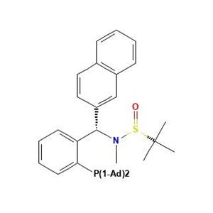 [S(R)]-N-[(S)-[2-(二金刚烷基膦)苯基](2-萘基)甲基]-N-甲基-2-叔丁基亚磺酰胺,[S(R)]-N-[(S)-[2-(Diadamantanphosphino)phenyl](2-naphthalenyl)methyl]-N,2-dimethyl-2-propanesulfinamide