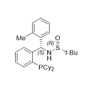 [S(R)]-N-[(S)-(2-甲基苯基)[2-(二環(huán)己基膦)苯基]甲基]-2-叔丁基亞磺酰胺,[S(R)]-N-[(S)-(2-Methylphenyl)[2-(dicyclohexylphosphino)phenyl]methyl]-2-methyl-2-propanesulfinamide