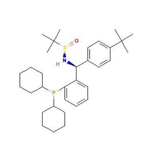 [S(R)]-N-[(S)-(4-叔丁基苯基)[2-(二環(huán)己基膦)苯基]甲基]-2-叔丁基亞磺酰胺,[S(R)]-N-[(S)-(4-(tert-Butyl)phenyl)[2-(dicyclohexylphosphino)phenyl]methyl]-2-methyl-2-propanesulfinamide