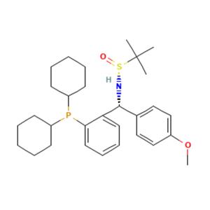 aladdin 阿拉丁 S399301 [S(R)]-N-[(R)-(4-甲氧基苯基)[2-(二环己基膦)苯基]甲基]-2-叔丁基亚磺酰胺 ≥95%