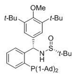 aladdin 阿拉丁 S399501 [S(R)]-N-[(S)-[3,5-二叔丁基-4-甲氧基苯基][2-(二金刚烷基膦)苯基]甲基]-2-叔丁基亚磺酰胺 ≥95%